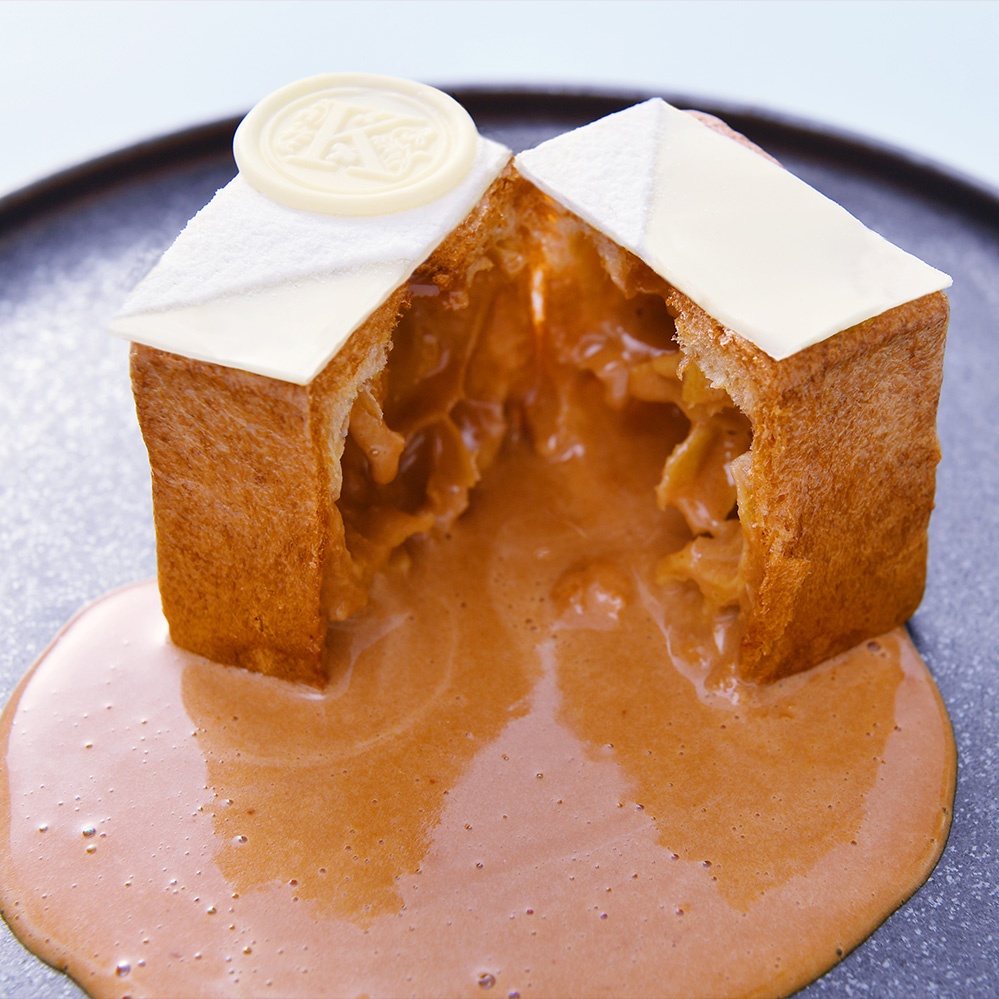 フォンダン キュブ - ブラン 断面